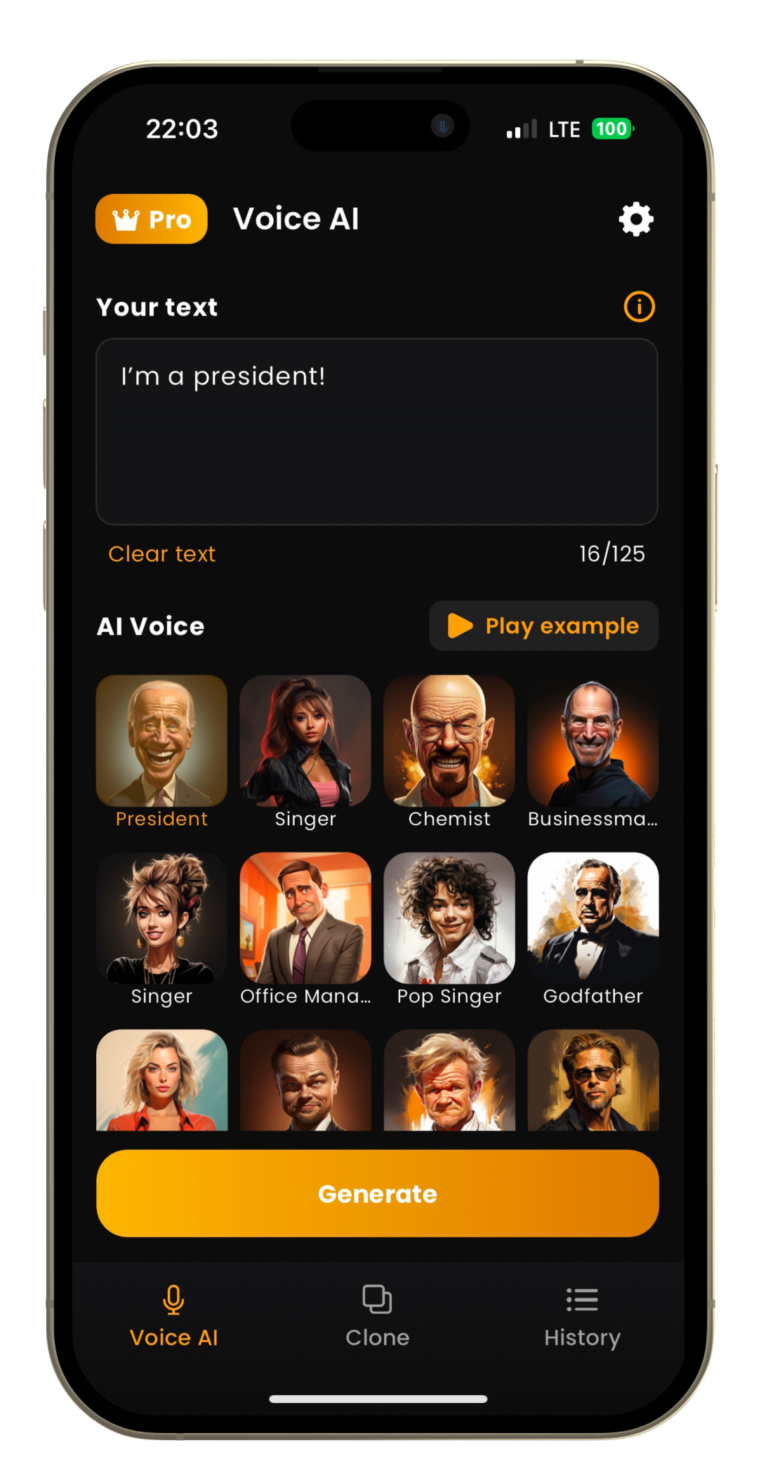 Voice AI Generator – Speech AI App